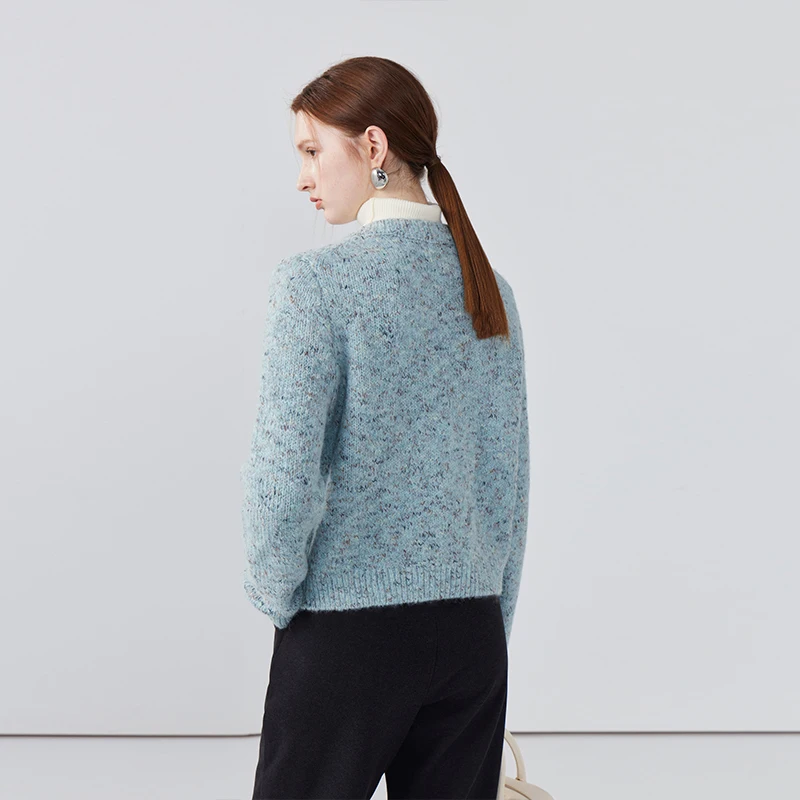 EVNISI Dames Casual Gebreide Trui Vest Single Breasted Lange Mouwen Chique Kantoor Trui Jas Dames Herfst Winter Trui