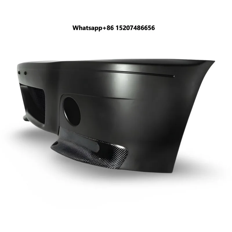 For e46 bumper Carbon Fiber Front Bumper Guard for 3 Series E46 M3 Head Bumper Pre-Facelift Car Styling