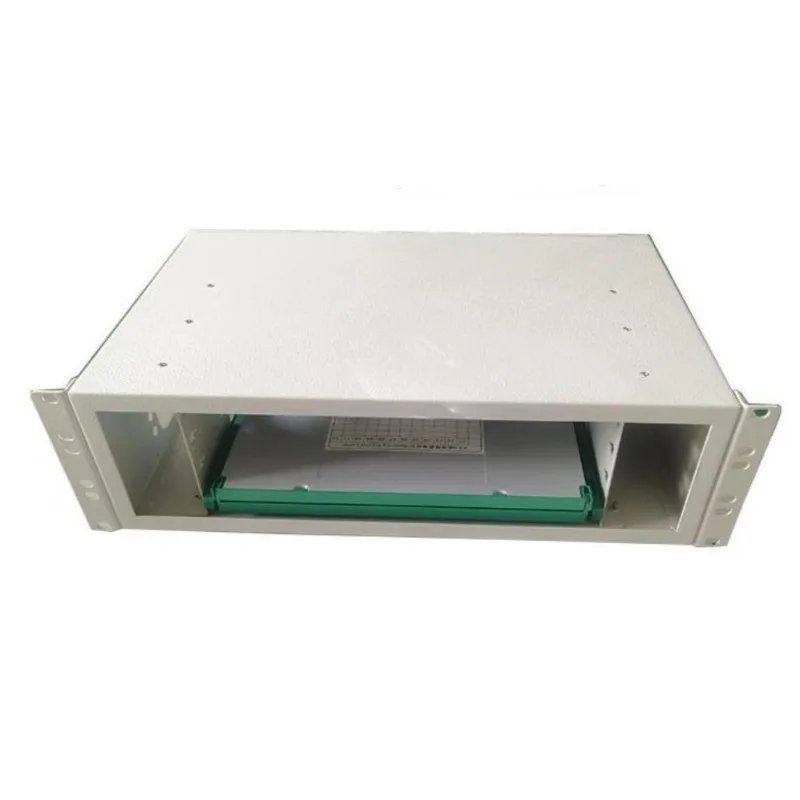 Rack Mount Empty Fiber Patch Panel Telecom Grade Server Chassis Shell Optical Distribution Frame Enclosure