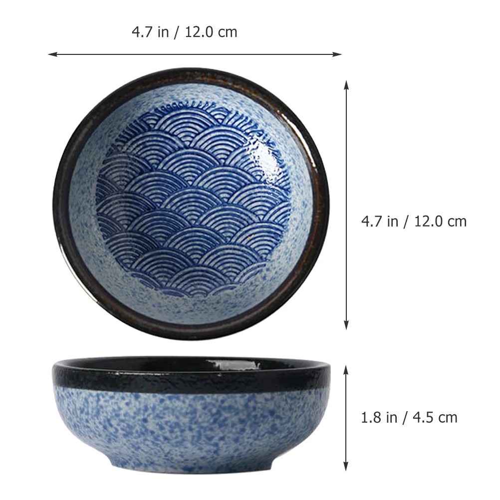 

Ceramic Bowl Decorative Food Serving Bowl for Ramen Soup Fruit Practical Kitchen Dining Table