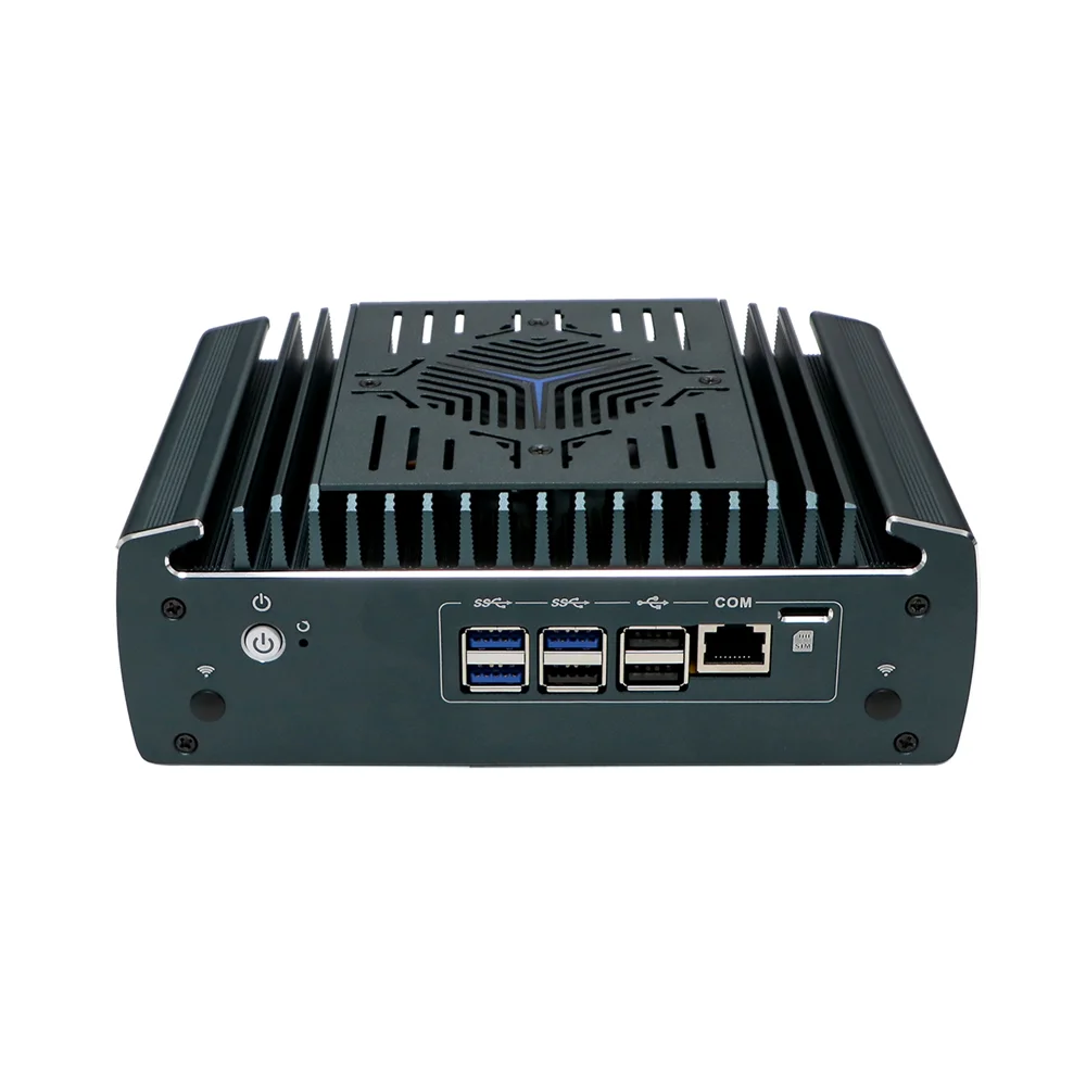 HUNSN 마이크로 방화벽 기기, 미니 PC,pFsense,Mikrotik, 코어 I5/I7,RX14,OPNsense,VPN, 라우터 PC,AES-NI,6LAN,HDMI, 나노 SIM 슬롯