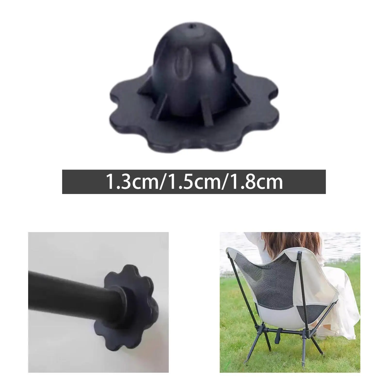 Moon Chair Foot Cover Camping Chair Foot Protector Anti Sinking Practical Anti Slip Portable Furniture Accessory for Yard BBQ