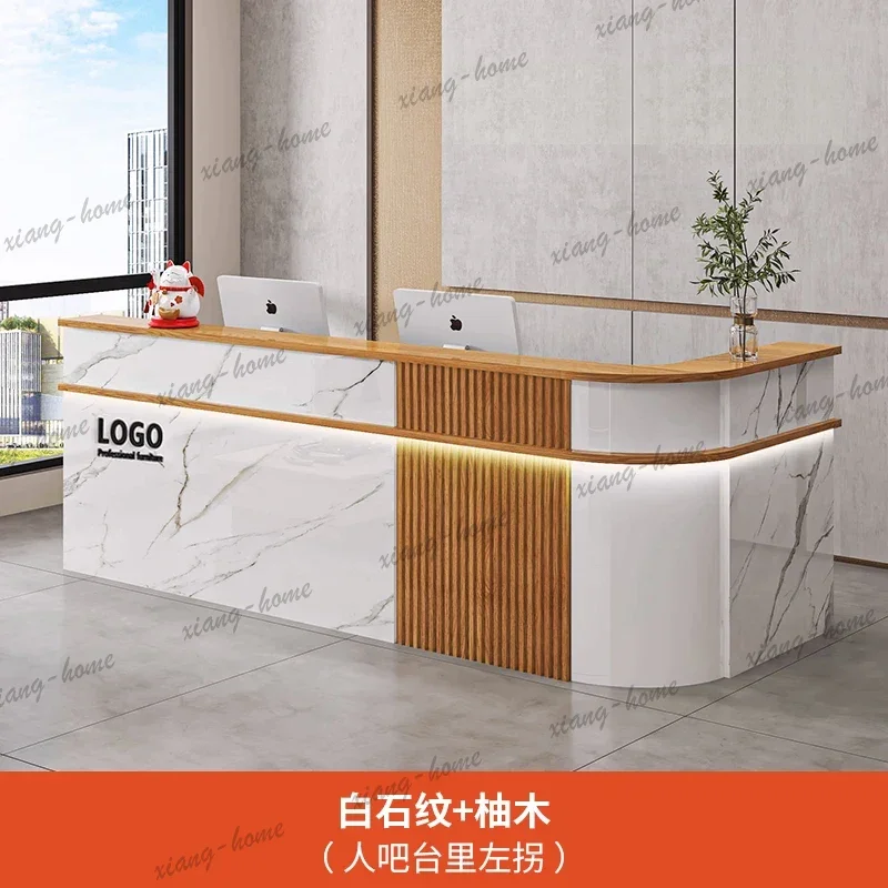 LSCashier Clothing Reception Desks Simple Modern Luxury Advanced Reception Desks Beauty Salon Hairdressing Furniture Tavolo JTR
