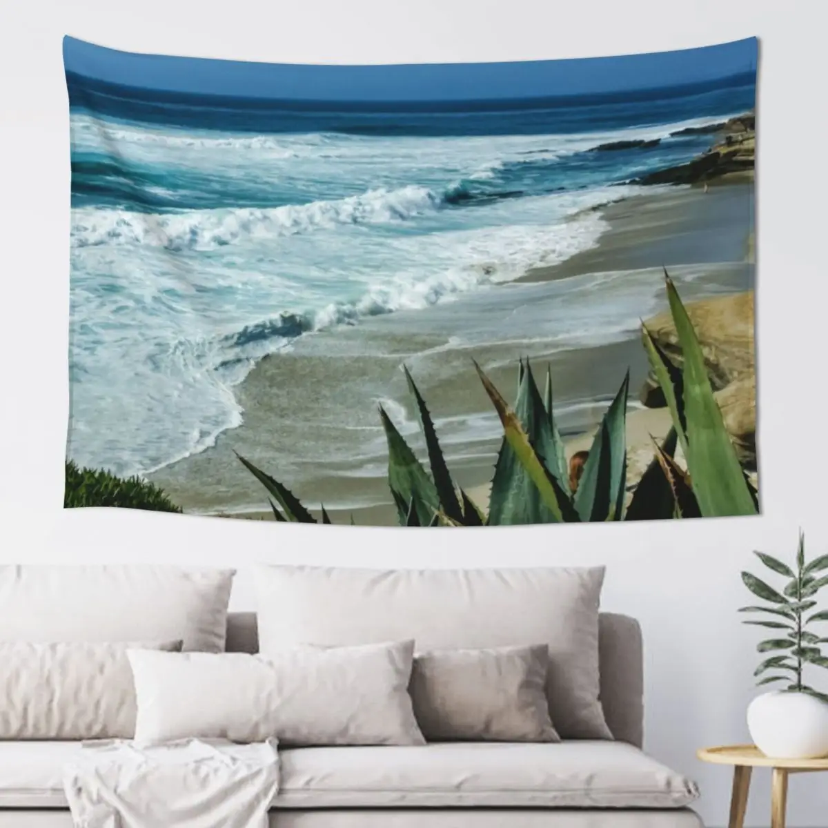 

La Jolla Shores California Tapestry Home Decorating Wall Decor Christmas Decoration Outdoor Decor Tapestry