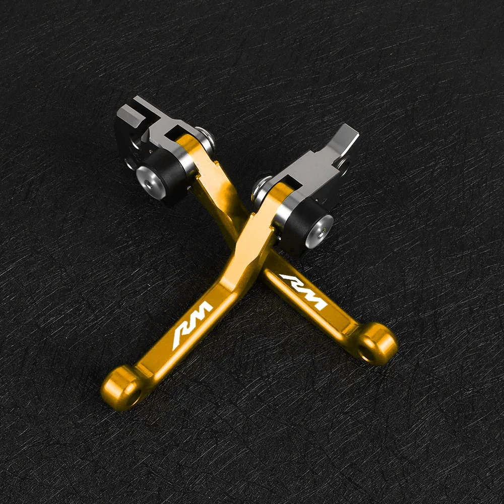 Dirt Bike Motocross Foldable Pivot CNC Brake Clutch Lever Handle Levers For SUZUKI RM85 RM125 RM250 RMX250R RMX250S RMX450Z image 6