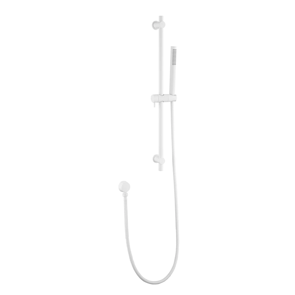 SHOWERS Stainless Steel Slide Bar Grab Rail  Includes Handheld Shower Head and 69-Inch Hose