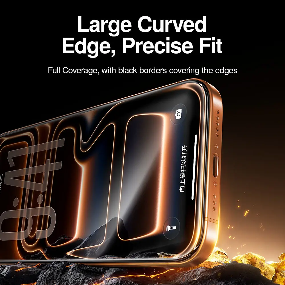 SmartDevil AR Anti-Reflection Tempered Glass Film for iPhone 17 Pro Max 16 Pro 15 14 Clear Corning Screen Protector Anti-scratch