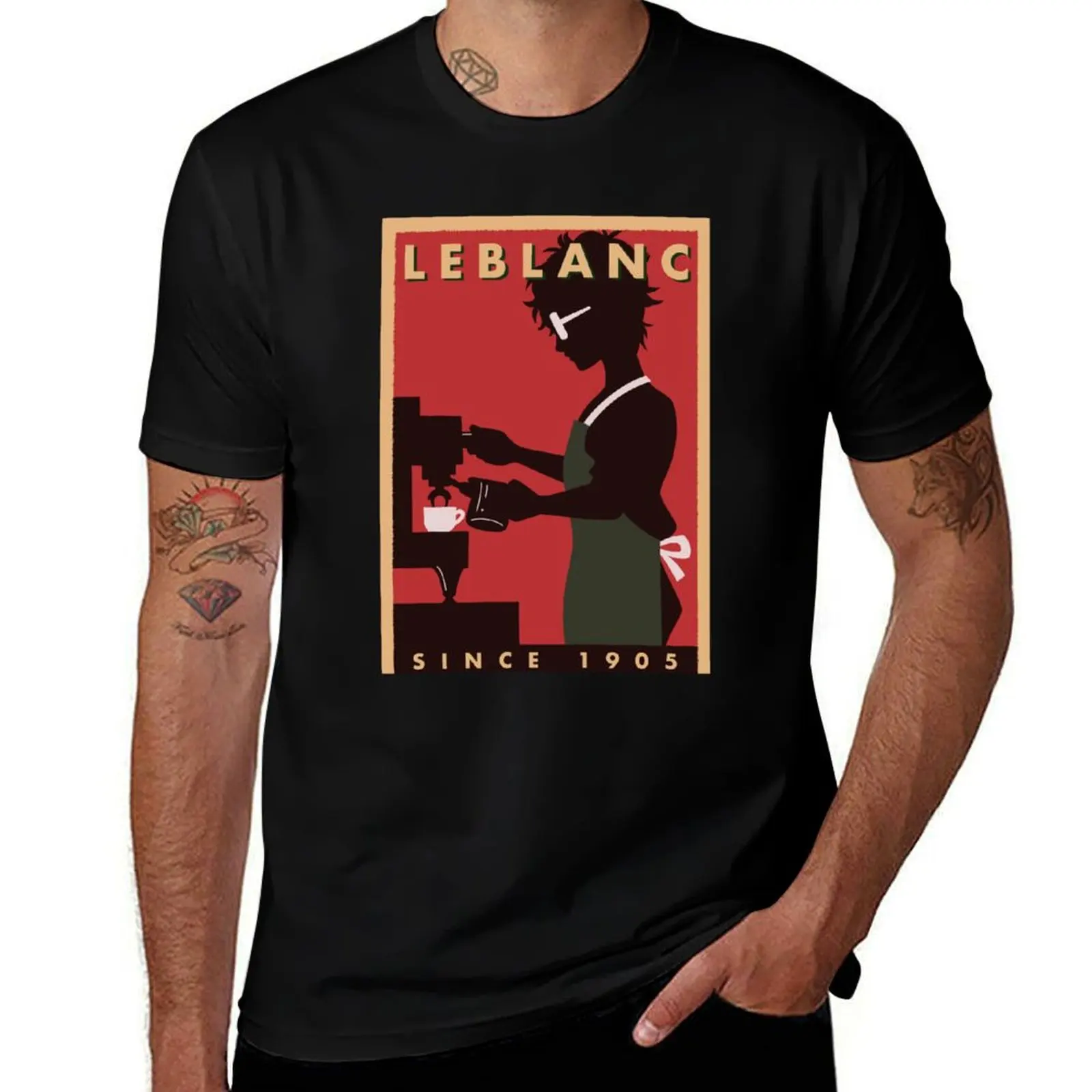 

Persona 5 Leblanc Caffee T-Shirt customizeds summer tops animal prinfor boys for a boy mens vintage t shirts