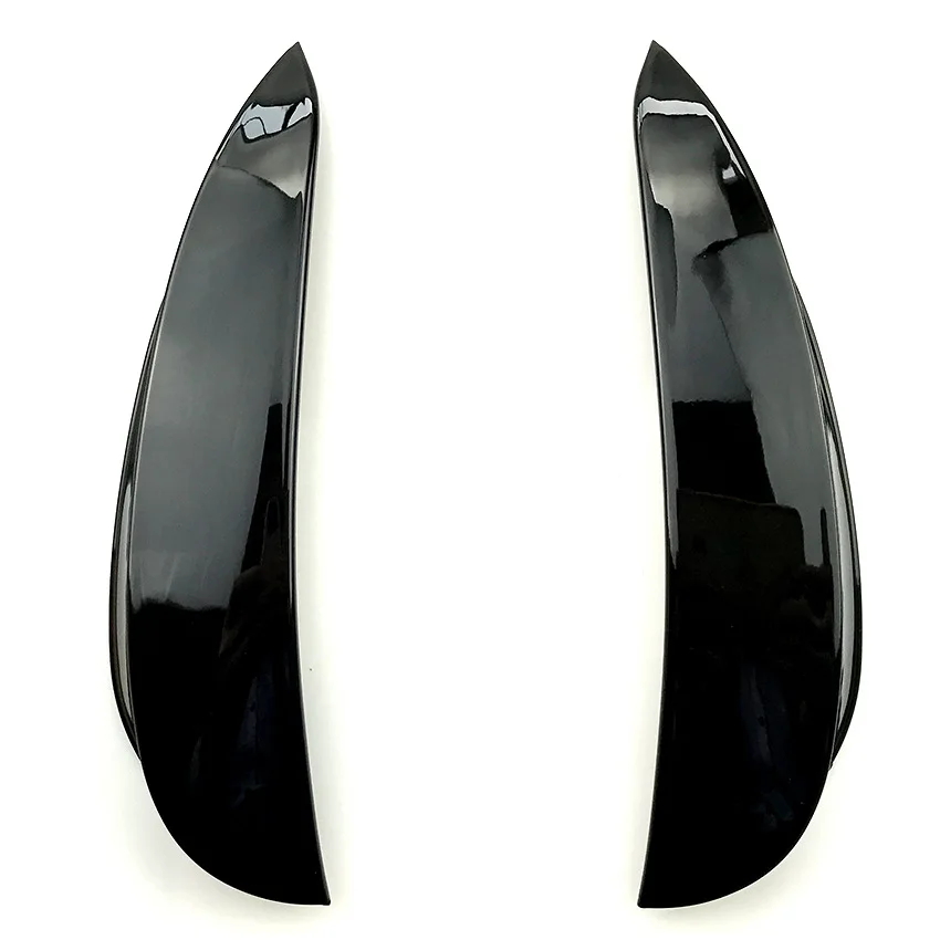 2PCS Car Front Bumper Side Air Vent Trim Lamp Canard Splitter For Mercedes Benz W213 E Class E200L E300L E43 E53 AMG