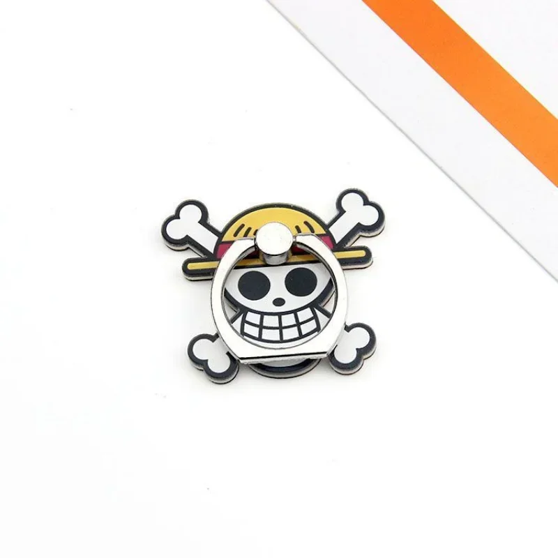 원피스 루피 휴대폰 링 거치대, 포트가스 D · 에이스 토니 다지기, 애니메이션 브래킷, 전화 케이스 링 버클, 아이 생일 선물