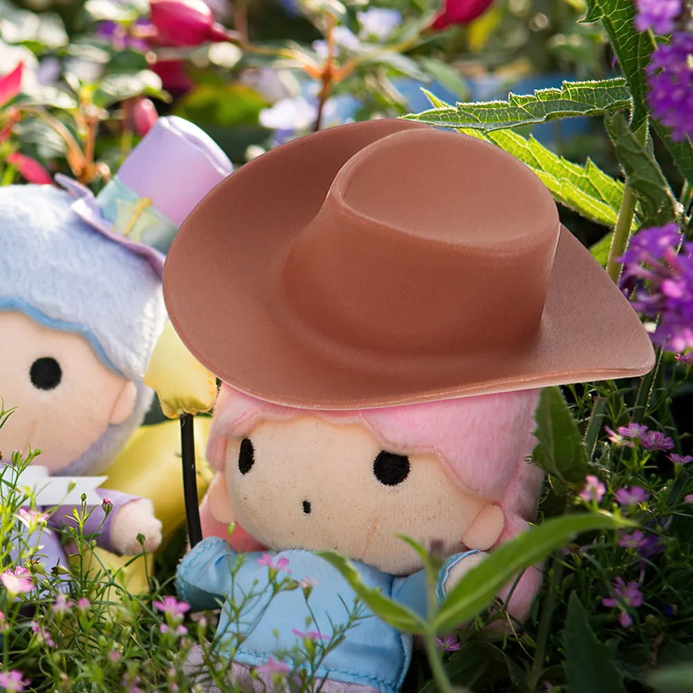 

30 шт. миниатюрных ковбойских шляпок: очаровательные аксессуары для рукоделия и DIY-проектов, изящные крошечные шляпки для детских ролевых игр