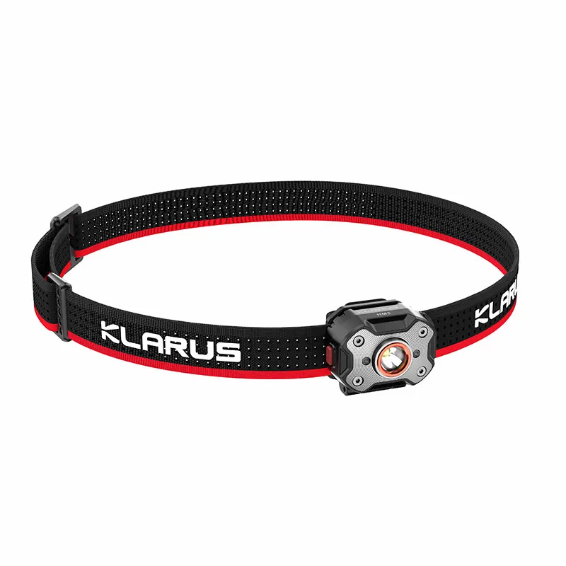 Klarus HM3 Super Lightweight Multifunction Headlamp, 670 Lumens White-light with Red Signal light, USB Rechargeable, for Camping