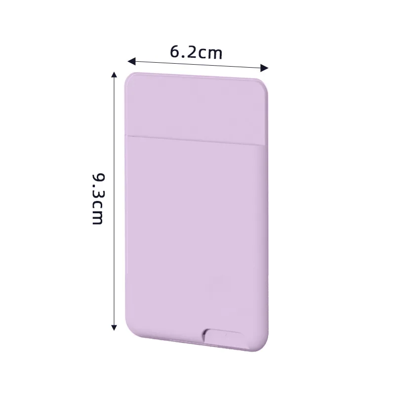 3M Phone Wallet Case Card Holder Self-Adhesive Silicone Pocket Stick ID Bank Credit Card Storage Card Holder Bag Accessory