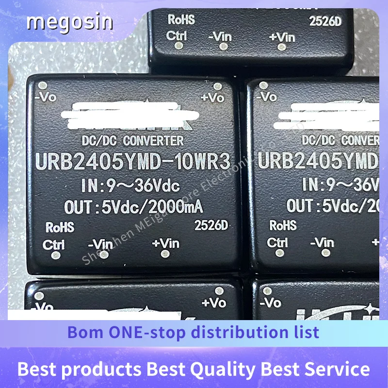 1pcs/lot URB2405YMD-10WR3 URB2405YMD URB2405  power module features a DC-DC 24V to 5V2A regulated output