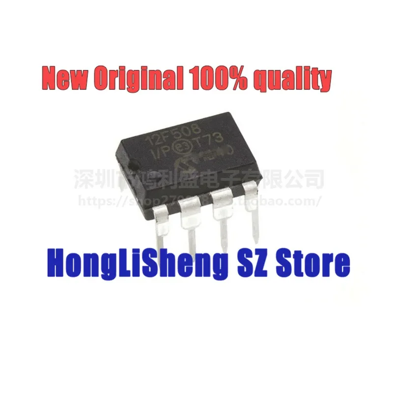 10pcs/lot PIC12F508-I/P PIC12F508 12F508 DIP8 Chipset 100% New&Original In Stock