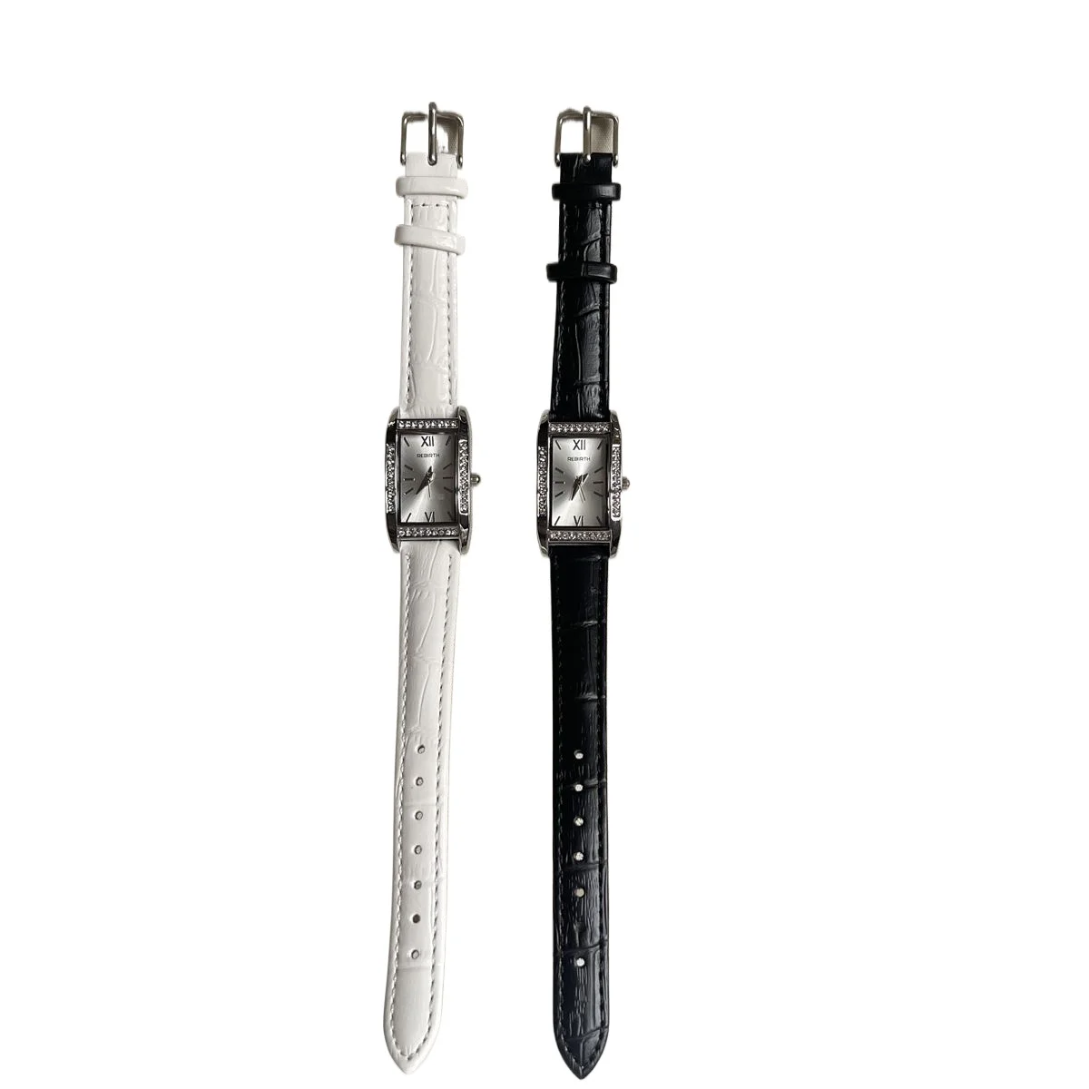 

French light luxury small square Roman diamond versatile new fashion exquisite Hong Kong style temperament women's watch