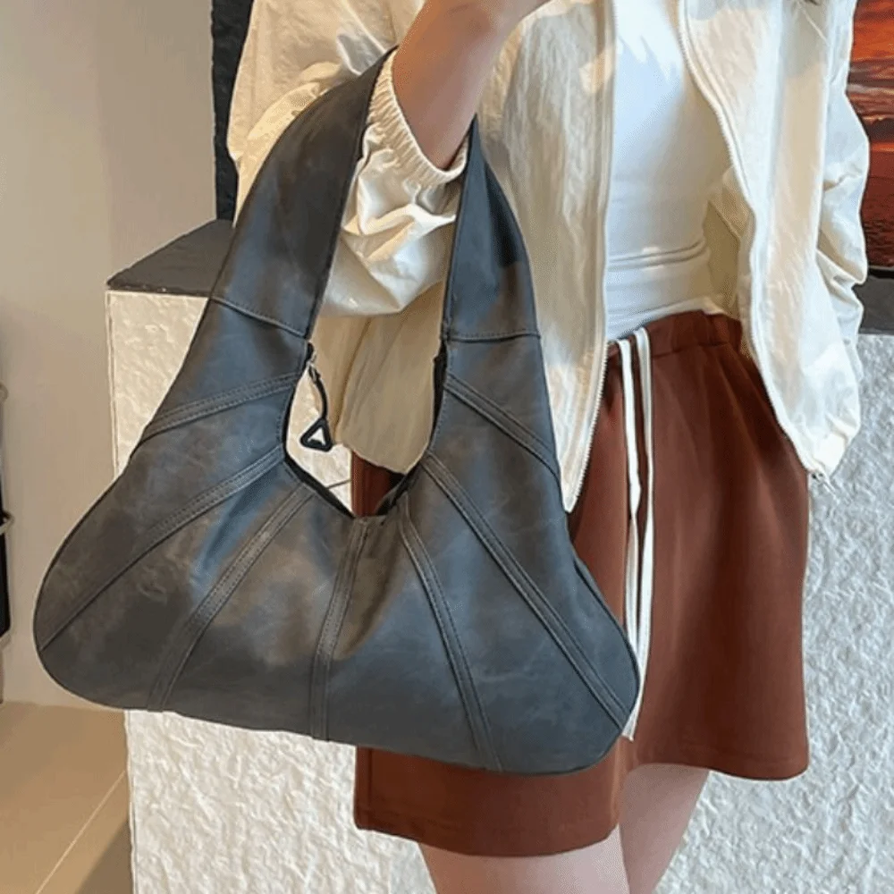

Casual Shoulder Bag Vintage Hobo Bag Large Capacity Handbag Tote Bag Fashionable Minority Design Underarm Bag Outdoor