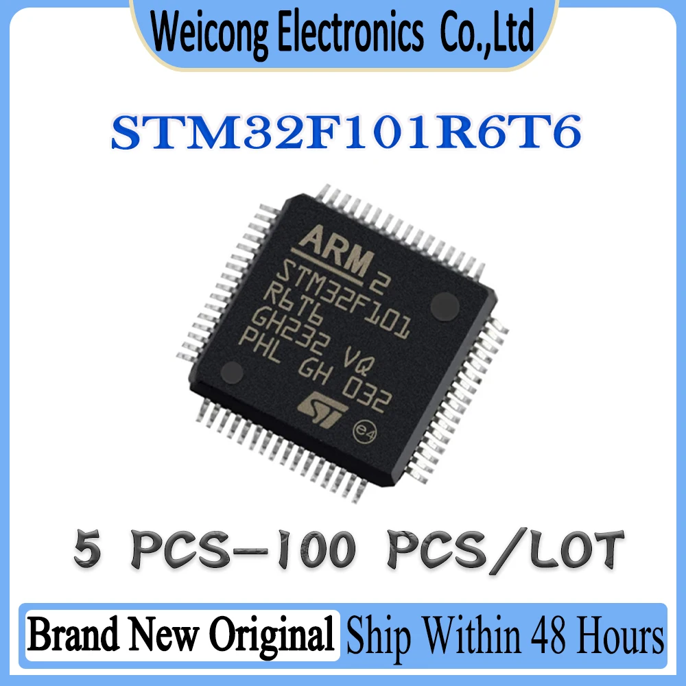 

STM32F101R6T6 STM32F101R6T STM32F101R6 STM32F101R STM32F101 STM32F STM32 STM New Original IC MCU Chip LQFP-64