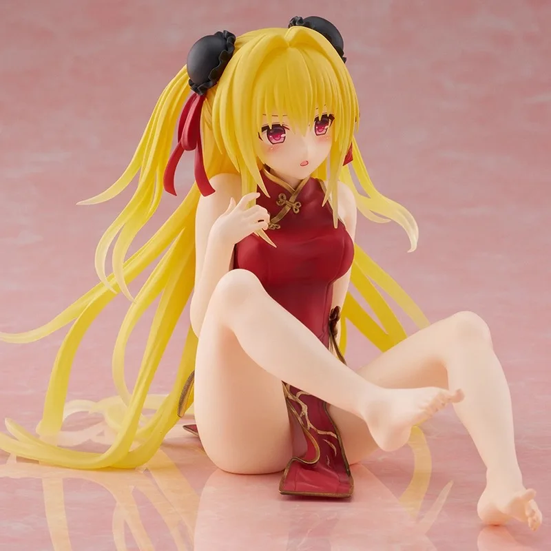 Echt op voorraad Taito Bag King Girl Darkness Golden Shadow Klein donker zittend Cheongsam-beeldje