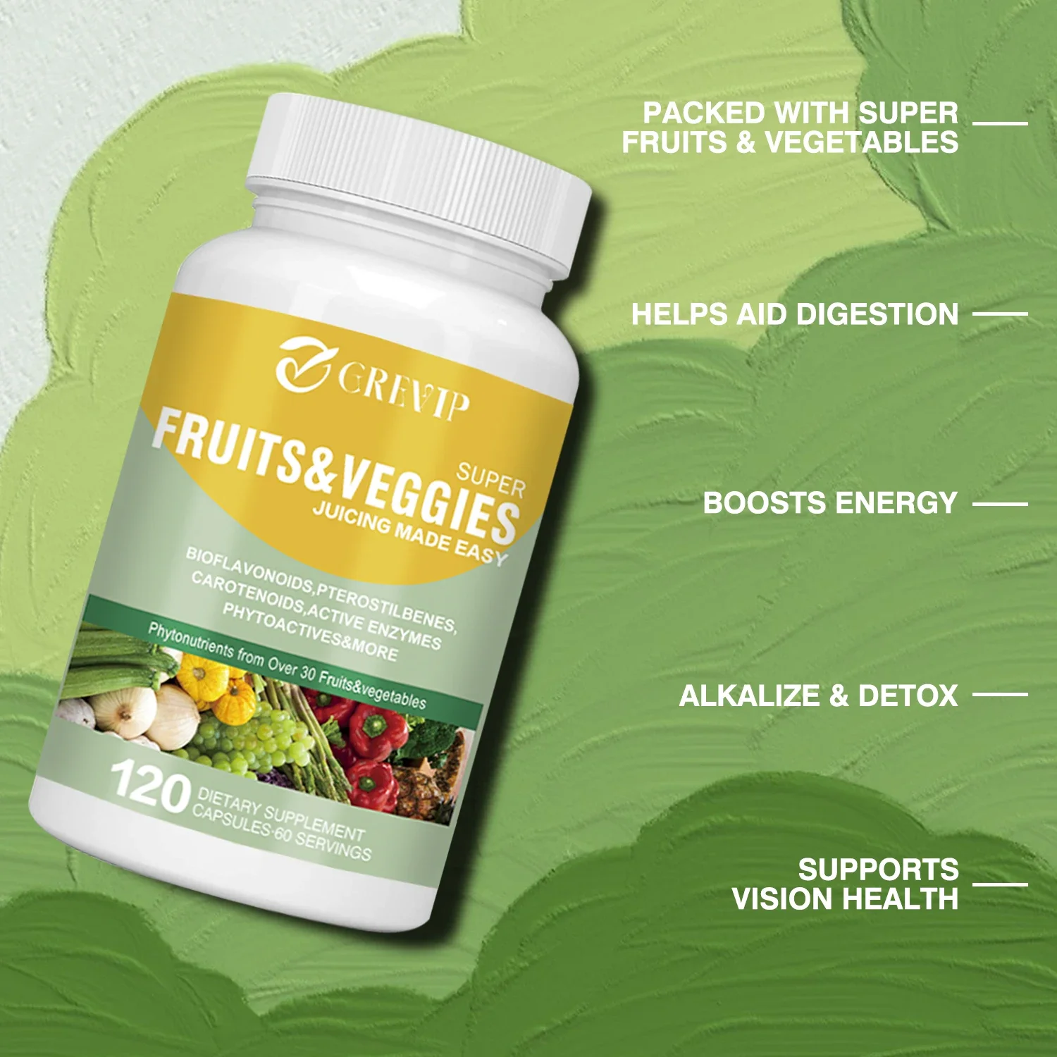 Fruits and Veggies - Supports Energy, Immune Health, and Promotes Digestive Health