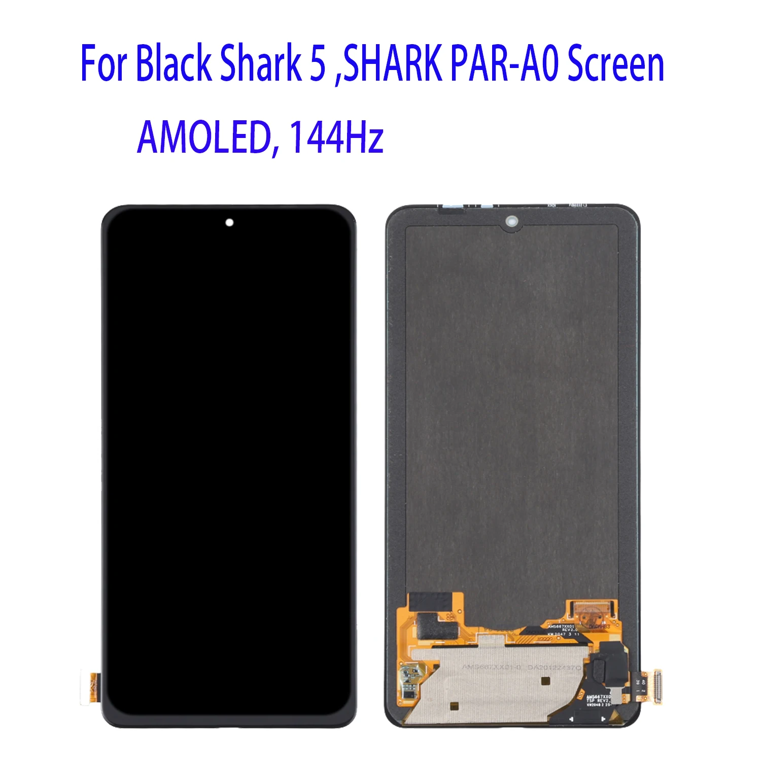 OLED, 144Hz LCD Display Touch Screen Digitizer Assembly For Xiaomi Black Shark 5 Pro KTUS-H0