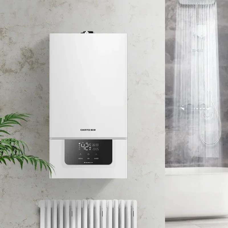 

Smart Gas Water Heater Instant Household Gas Boiler with Large LCD Display and Touch Control Wall-Mounted Installation