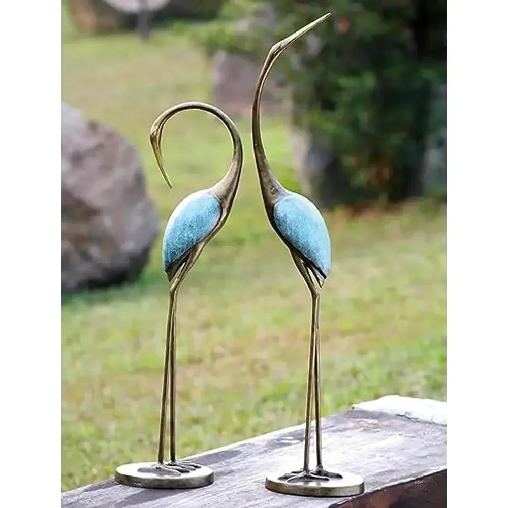 Metal Garden Crane Pair 36