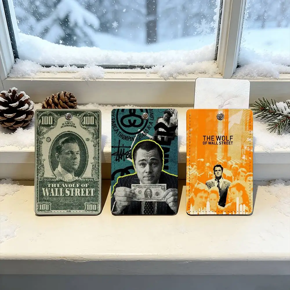 

W-Wolf of Wall S-Streets Мягкая искусственная кожа Прямоугольный защитный чехол для ключей Молодежный держатель для карт Accory Faion