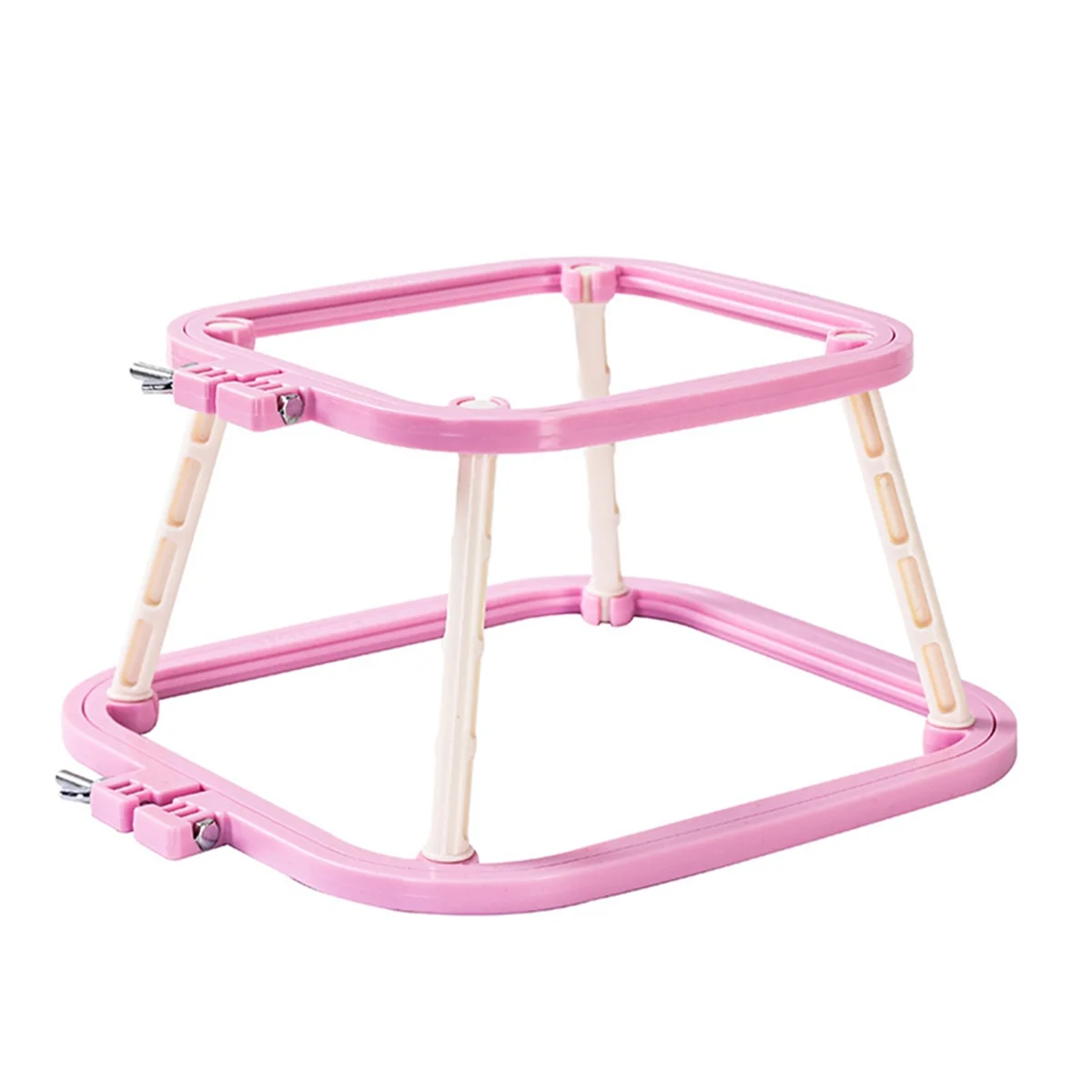 Cornici artigianali fatte a mano da tavolo con supporto per ricamo in ABS a doppio strato HW per cammina, ricamo francese C