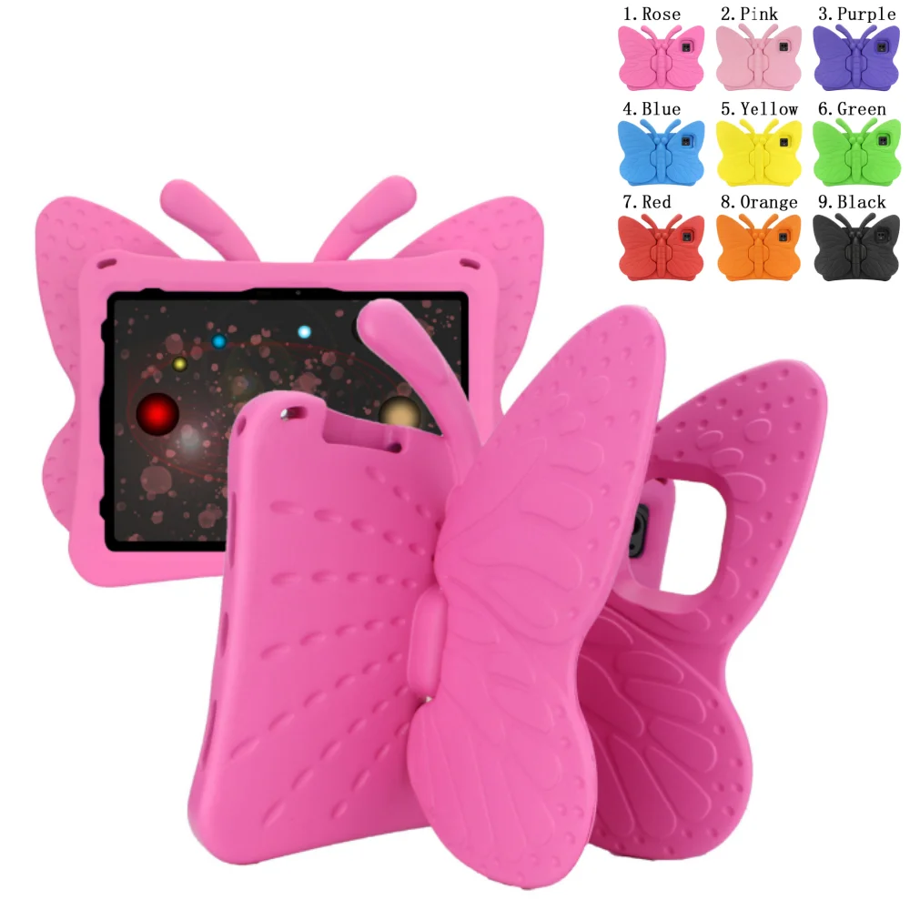 

EVA Cute Case For Huawei Honor Pad X8 10.1Inch AGM3-W09HN Cartoon 3D Stand Butterfly Kids Cover for Honor Pad X8 Lite 9.7inch