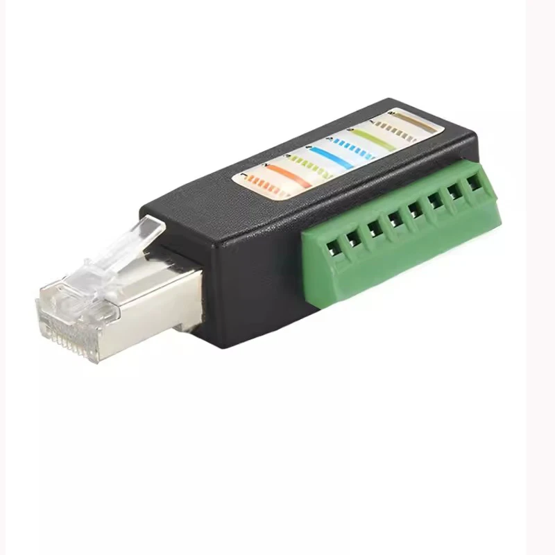 RJ45 do 8P 8PIN Terminal Free do spawania kabel zaciskany RJ45