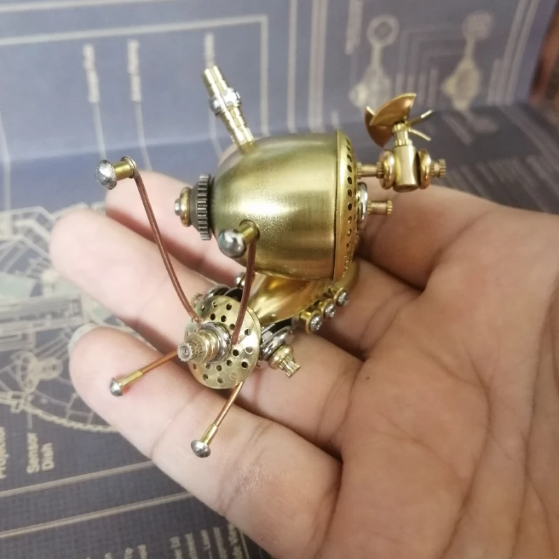 

3D Steampunk mechanical insect steam snail model metal crafts home creative gift - Finished Product