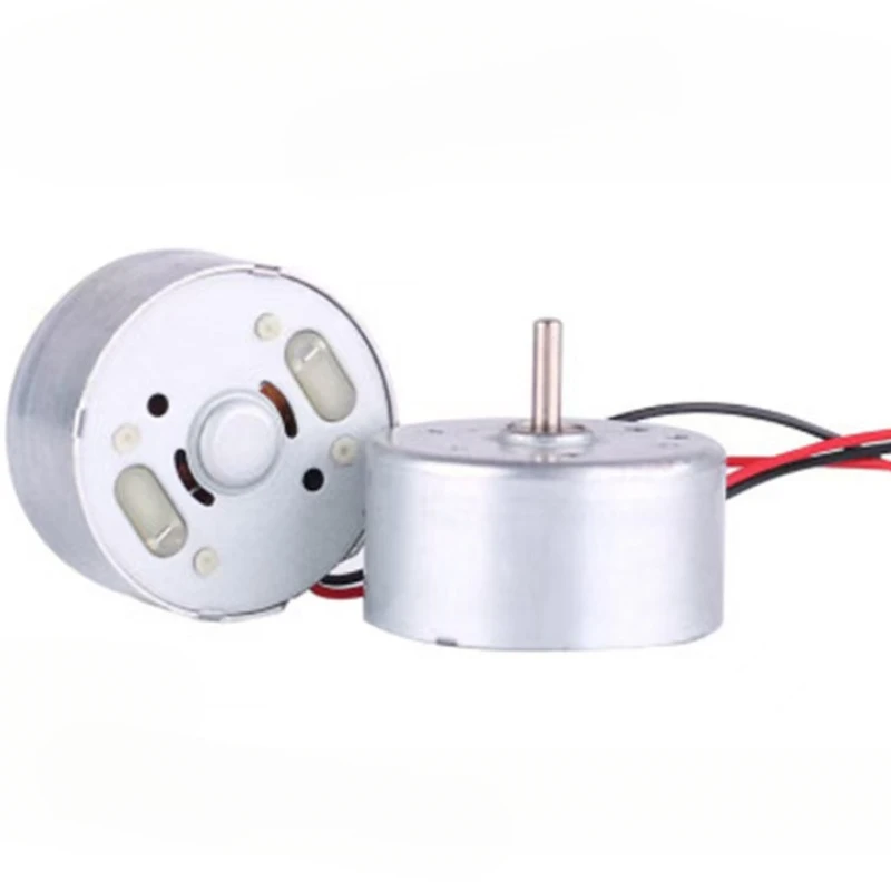 5pcs DC3V-9V Round Electric Motor 7000RPM 2mm Shaft For DIY Stage light science and education experiment electric small motor