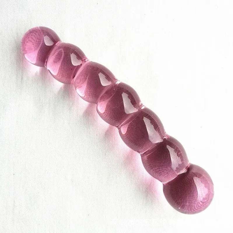 Vagina Stimulate Anal Plug Glass Dildo Prostata Massager Anal Beads Crystal Glass Butt Plug Sex Toys Women Men Gay Anal Sex Toys