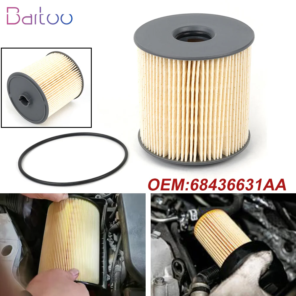 New Arrived 68436631AA Fuel Filter Water Separator Set For Dodge Ram 2500 3500 4500 5500 6.7L Engines Oil Filter OFI093