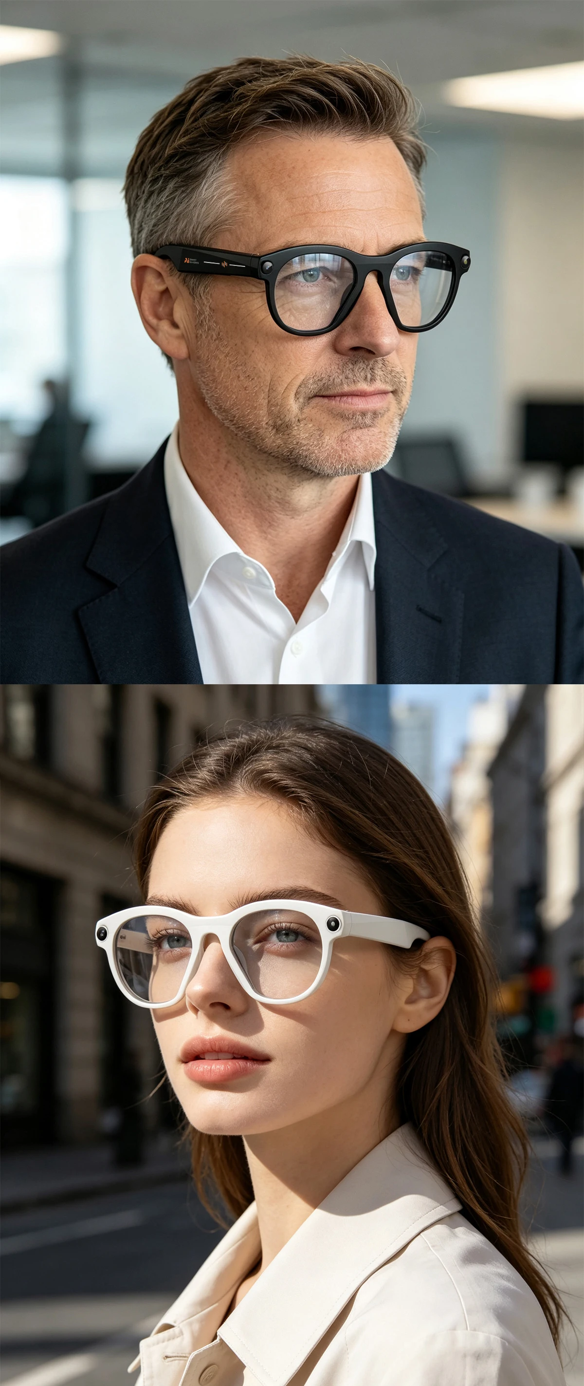 M88 Pro KI-Smart-Brille 5-Megapixel-Kamera Bluetooth EIS-Bildstabilisierung Videoaufnahme und Übersetzung – Detail 16