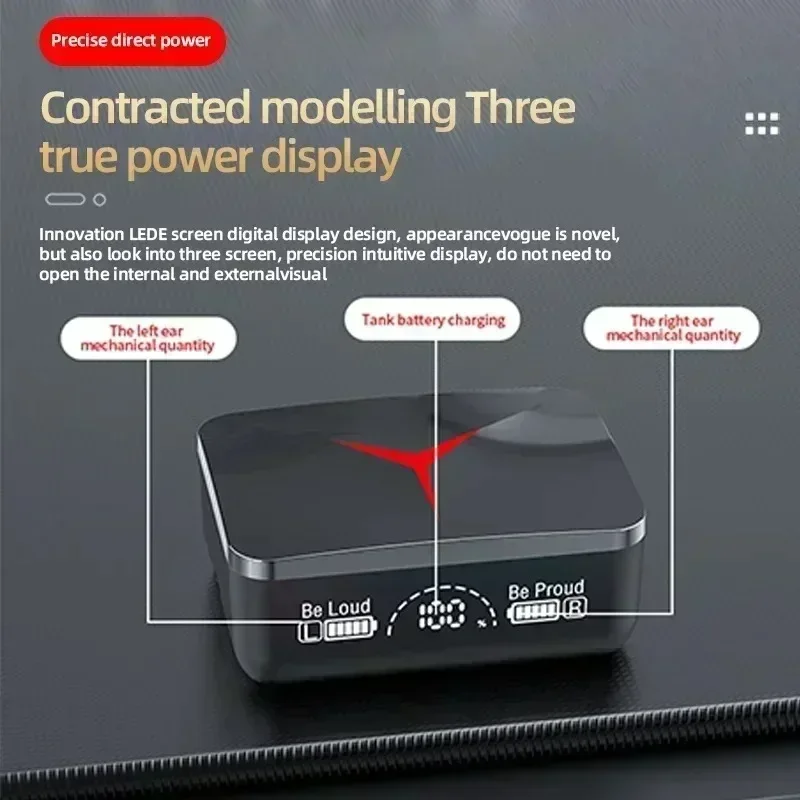 Cuffie wireless TWS Auricolari Bluetooth TWS Touch Control Auricolari sportivi Cuffie da gioco stereo Hi-Fi con microfono per smartphone