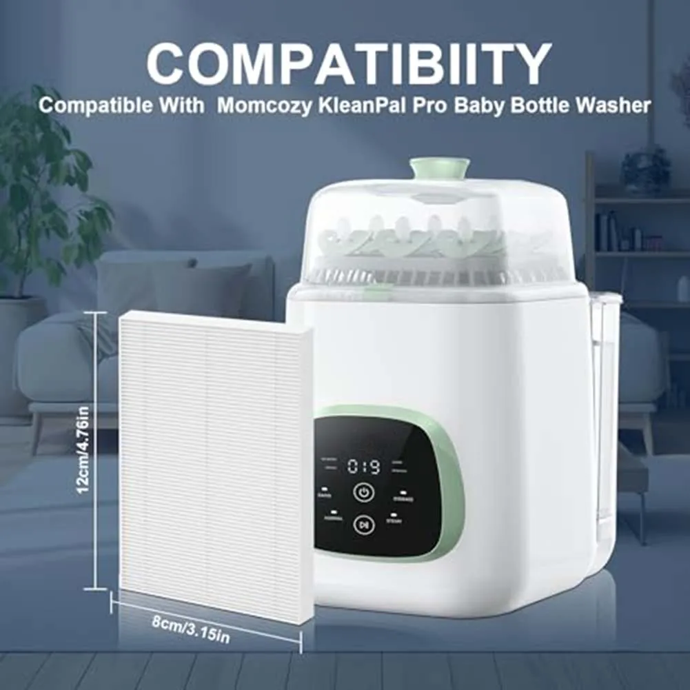 

4pcs Filters For KleanPal Pro Air Filter Cartridges For Baby=Bottle 99.97% Effective Filtration For Baby=Bottle Washer And Dryer