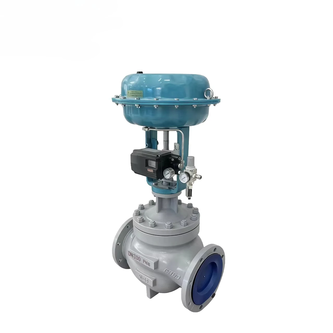 

DN300 PN16 ANSI 300LB Single Seat Pneumatic Control Valve High Temperature Adjustment Diaphragm OEM Customizable Gas