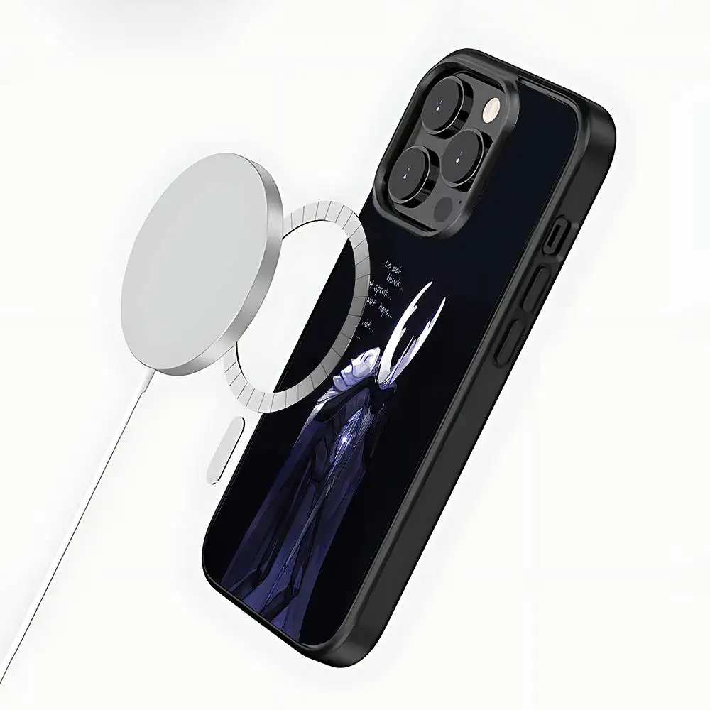 Hot H-Hollow K-Knight Game Phone Case For iPhone 17,16,15,14,13,12,11,Pro,Max,Plus,Mini,SE4,E Magnetic Magsafe Wireless Charging
