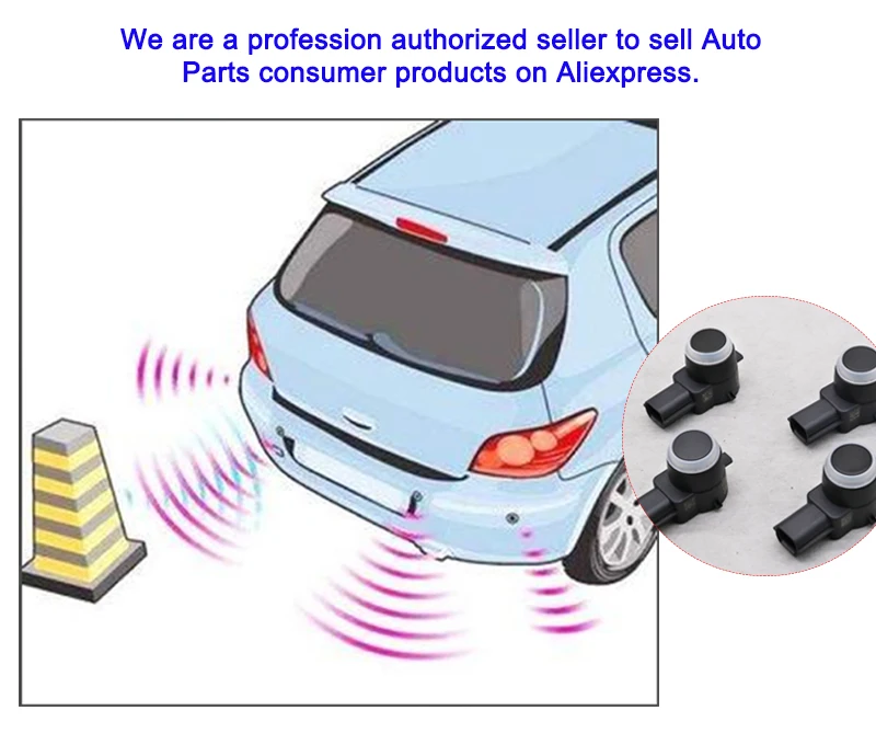 1/4PCS PDC Parkplatz Sensor 9800210677 Für Peugeot 2008 208 3008 308 5008 508 9800210677XT – Detail 1