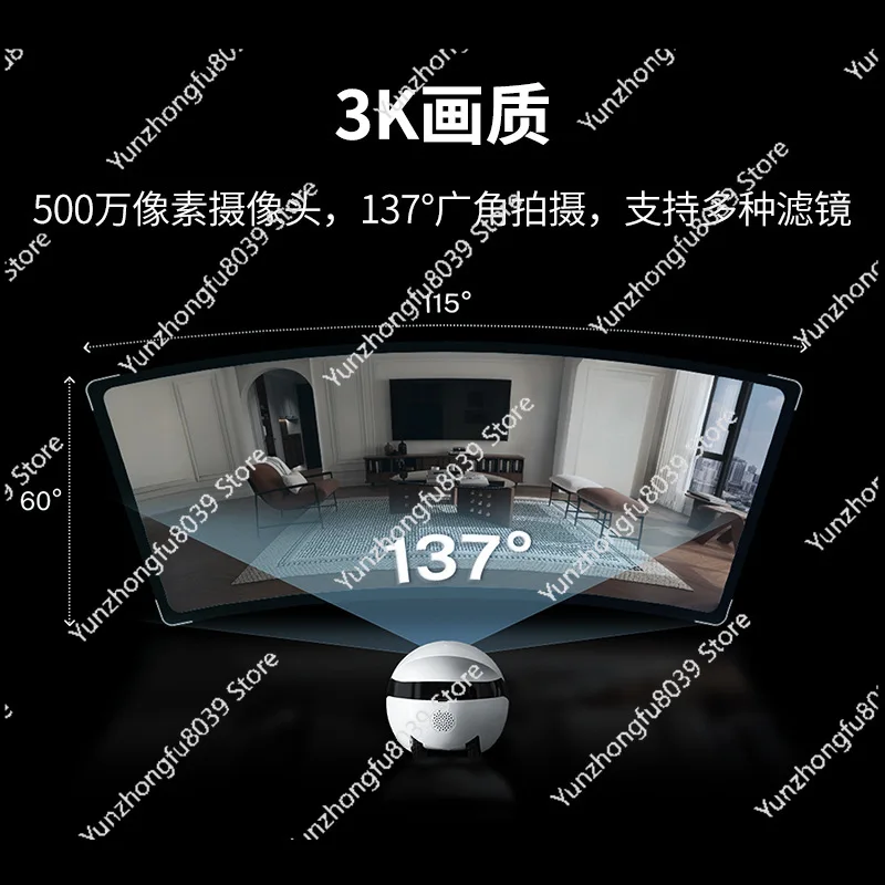 EBO Air2 Plus Mobile Camera for Home Mobile Phone Video Conversation Smart Pet Monitoring Robot