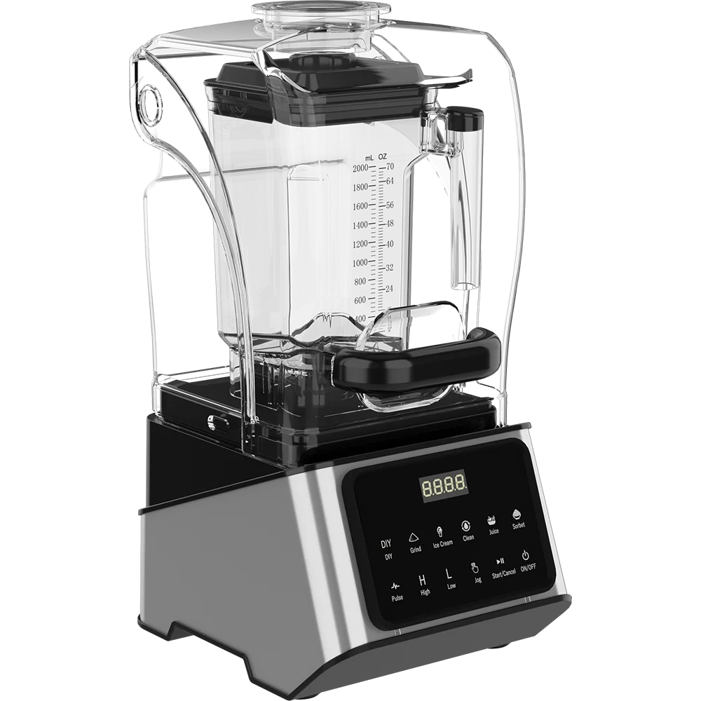 

Factory Wholesale Soundproof Multi-functional Commercial Electric Mixer Fresh Fruit High Speed Touchpad Juice Mixer Blender