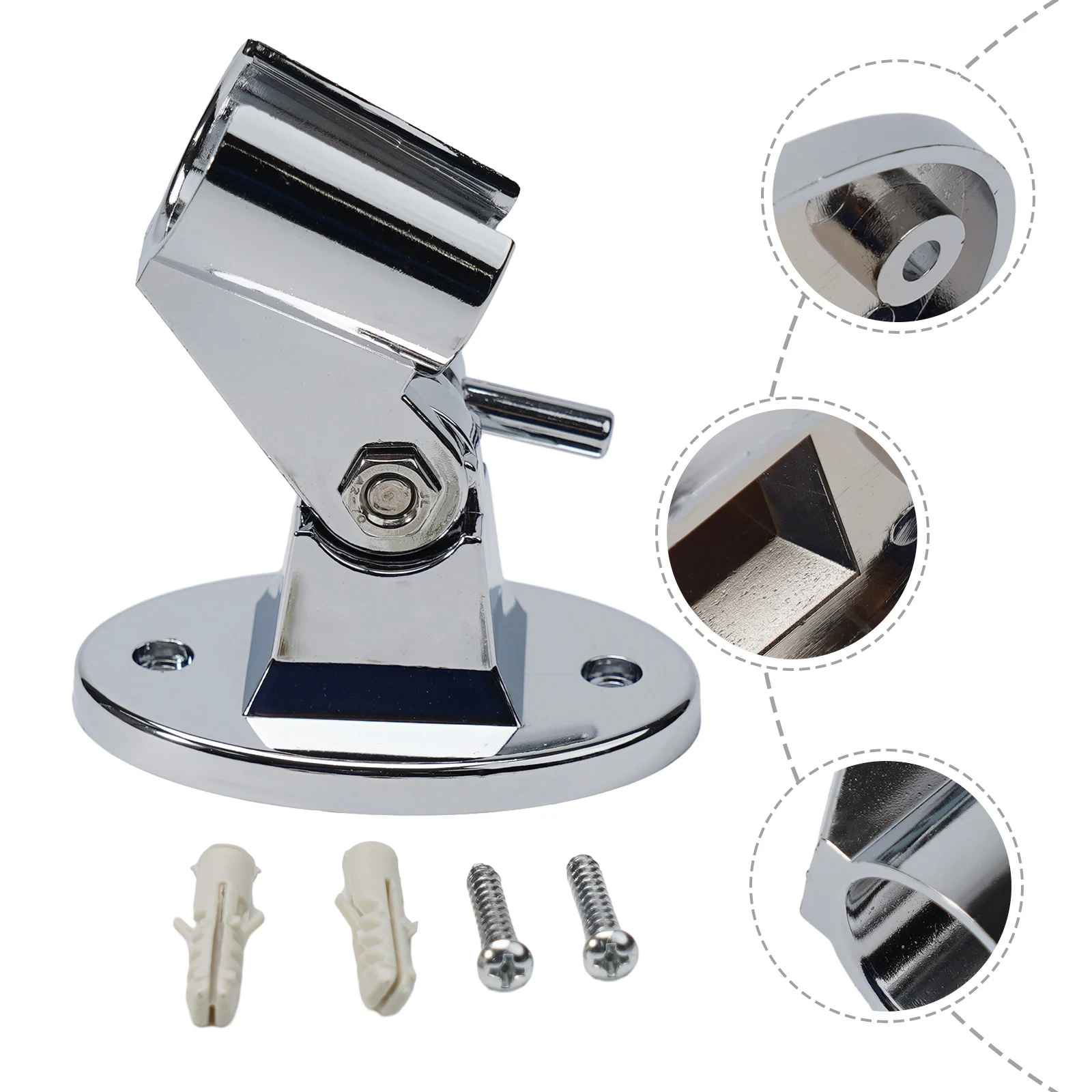 High Quality Hot Sale Shower Bracket Shower Holder 1PCS ABS Adjustable The Adjustable Function Wall Mount Design