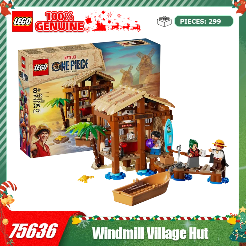 

LEGO Building Blocks for One Piece 75636 Windmill Village Cabin Boys and Girls Children's Toys Birthday Christmas Gift