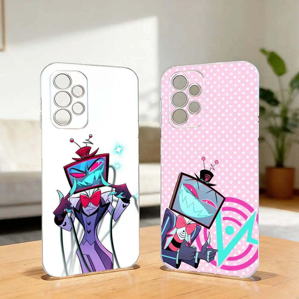 Stylish H-Hazbin Hotel-Vox Phone Case For Samsung S25,S24,S21,S22,S23,S30,Ultra,S20,Plus,Fe,Silicone Transparent Cover