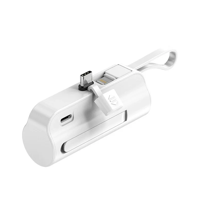 Мини-банк питания емкостью 10000 мАч для IPhone 13 14 15 Xiaomi Samsung Tye-c/Apple, внешний аккумулятор с интерфейсом, двойная зарядка с кабелем USB C