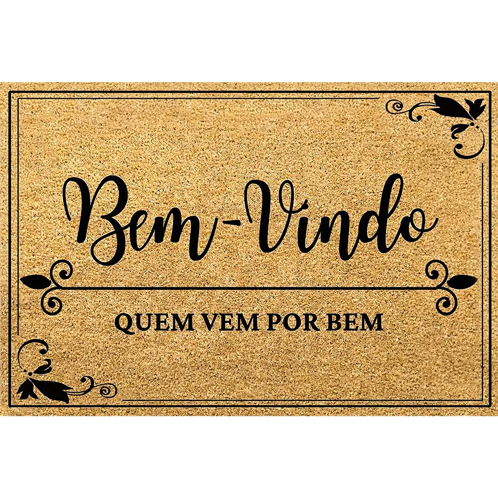 

Doormats Bem-Vindo Non-Slip Doormat Entrance Rug Floor Mat Durable Home Indoor Mats 30"x18"