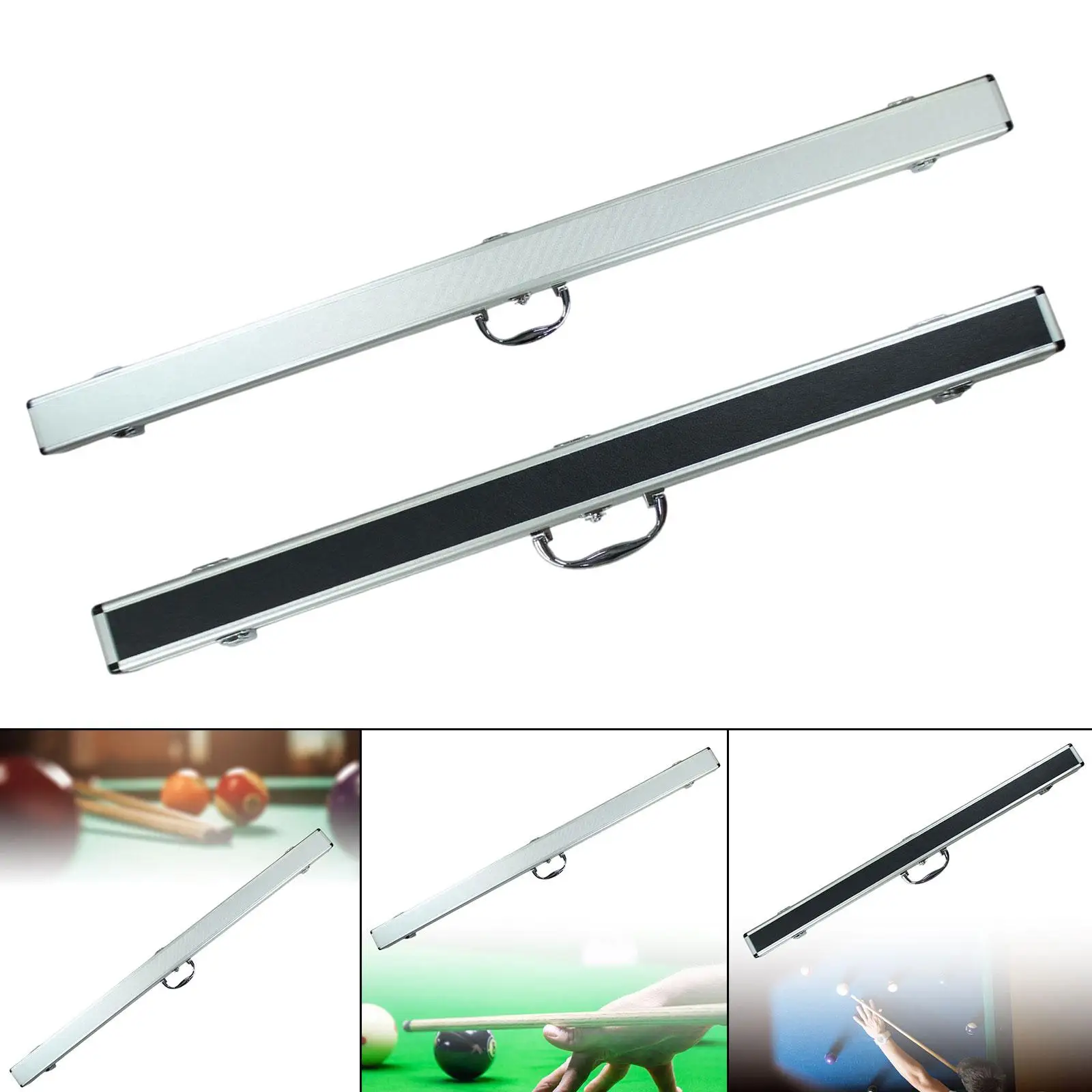 

Billiard Stick Case Portable Protector with Handle Container Snooker Rod Holder for Outdoor Traveling Exercise Enthusiast Men