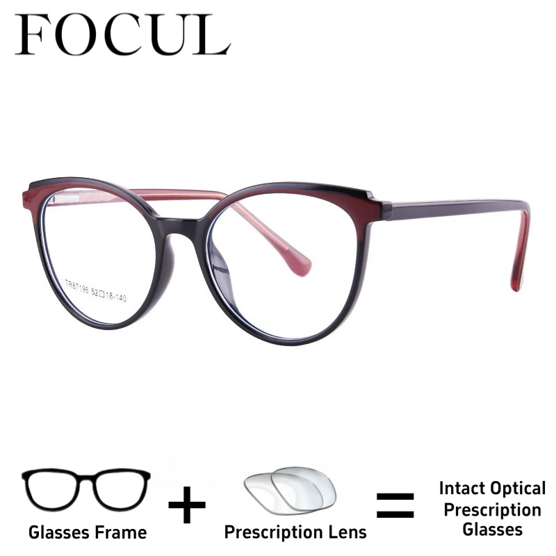

FOCUL Personalized HD Glasses Women Customization Prescription Optical Eyewear Progressive Lens Photochromic Myopia Eyeglasses